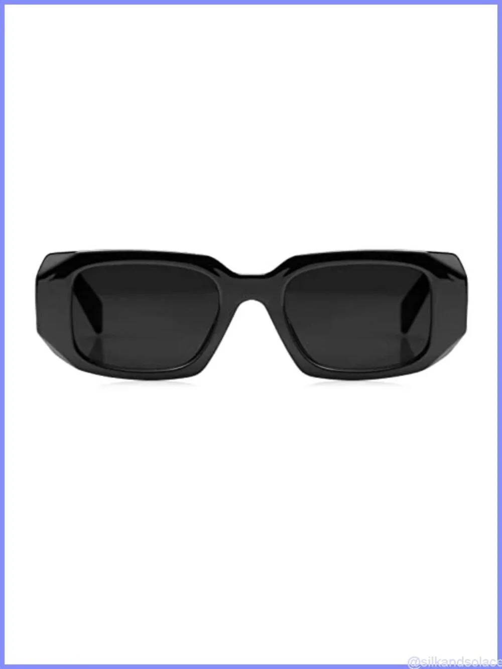 Trendy Rectangle Sunglasses for Women Men Square Retro Vintage UV400